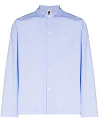 Tekla - Organic Cotton Pajamas Shirt - Lyst