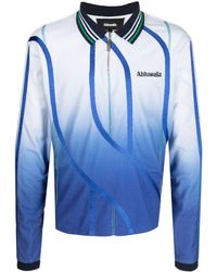 Ahluwalia - Expression Long-sleeve Polo Shirt - Lyst