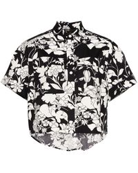 Maje - Floral-print Cotton Shirt - Lyst