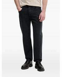 ARMANI EXCHANGE - Jean Droit À Patch Logo - Lyst