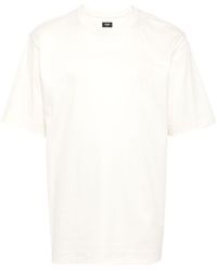 Fendi - Logo-embroidered Cotton T-shirt - Lyst
