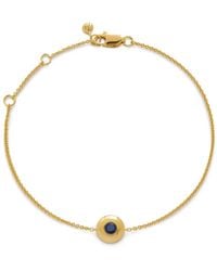 Monica Vinader - 18Kt Vermeil September Birthstone Bracelet - Lyst