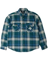 by Parra - Crow Ls Flannel Checked Shirt - Lyst