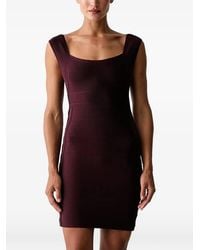 Guess - Robe Courte Bandage Cara À Dos Ouvert - Lyst