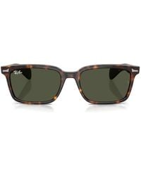 Ray-Ban - Brunel Rectangle-Frame Sunglasses - Lyst