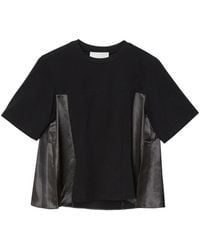 3.1 Phillip Lim - Panelled T-Shirt - Lyst