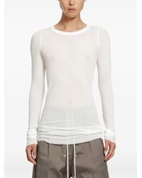 Rick Owens - Tower Ribbed Long-Sleeve T-Shirt - Lyst