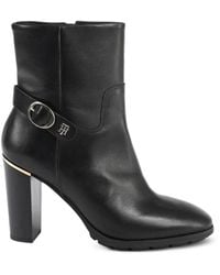 Tommy Hilfiger - Buckle-Detail Ankle Boots - Lyst