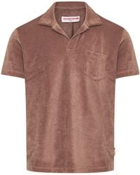 Orlebar Brown - Short-sleeve Terry-cloth Polo Shirt - Lyst
