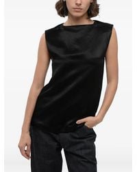 Jil Sander - Crew-Neck Sleeveless Top - Lyst