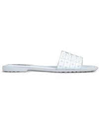 Tod's - Gomma Studded Leather Sandals - Lyst