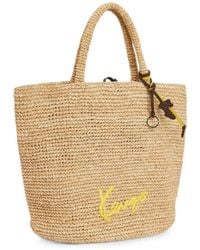 KENZO - Large Barket Signature-Embroidered Tote Bag - Lyst