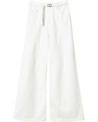 Twinset - Oval T Wide-Leg Jeans - Lyst
