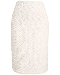 12 STOREEZ - Primrose Lace Midi Skirt - Lyst