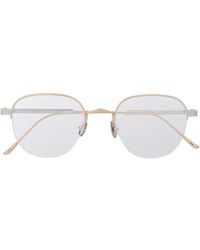 Cartier - Lunettes De Vue À Monture Ovale - Lyst