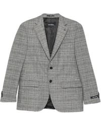 KARL LAGERFELD - Checked Two-Button Jacket - Lyst