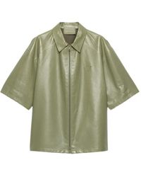 Prada - Rok Van Nappa Leer Met Rits - Lyst