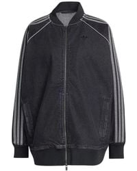adidas - Sst Oversized Denim Tracktop - Lyst