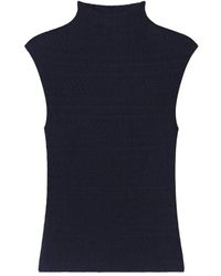 A.L.C. - Mock-Neck Sleeveless Top - Lyst