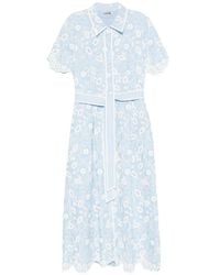 Jonathan Simkhai - Audria Eyelet-Embroidered Midi Dress - Lyst