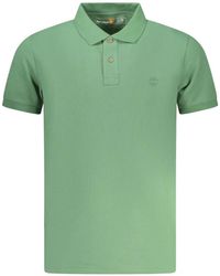 Timberland - Logo-Embroidered Cotton Polo Shirt - Lyst