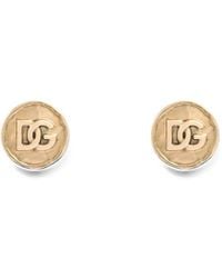 Dolce & Gabbana - Orecchini A Clip Con Logo Dg - Lyst