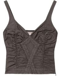 Miss Sixty - Ruched Tank Top - Lyst
