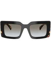 Prada - Rectangle-Frame Sunglasses - Lyst