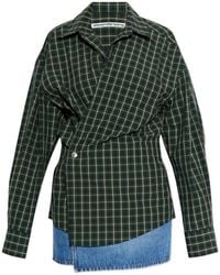 Alexander Wang - Pre-Styled Wrap Mini Dress - Lyst