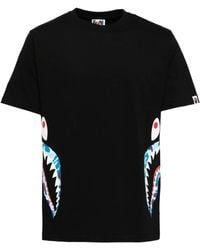 A Bathing Ape - Graphic-Print Cotton Crew-Neck Tee - Lyst