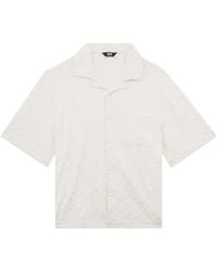 Gcds - Monogram-Patterned Shirt - Lyst