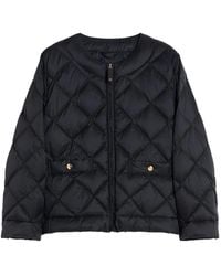 Max Mara - Quilted Button-Fastening Jacket - Lyst