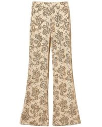 Twinset - Broek Verfraaid Met Pailletten - Lyst