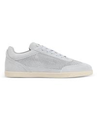 Kiton - Baskets En Daim Ajouré - Lyst