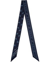 Longchamp - French Bandana Printed Silk Neck Scarf - Lyst