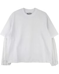 SONIA CARRASCO - T-Shirt Superposé À Manches Rayées - Lyst