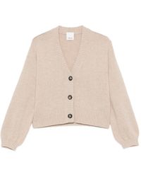 Allude - V-Neck Button-Up Cardigan - Lyst