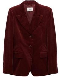 Dorothee Schumacher - Corduroy Peak-Lapels Blazer - Lyst