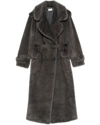 P.A.R.O.S.H. - Belted Double-Breasted Coat - Lyst
