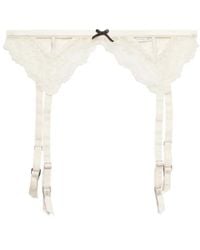 Fleur du Mal - Bianca Garter Belt - Lyst