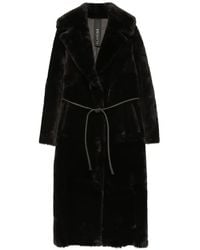 Blancha - Trench À Taille Ceinturée - Lyst