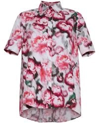 Adam Lippes - Trapeze Floral-Print Shirt - Lyst