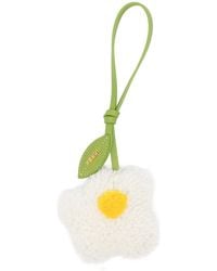 Fendi - Sunny Side Flowers Shearling Charm - Lyst