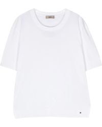 Herno - Pull En Maille Fine À Manches Courtes - Lyst