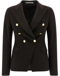 Tagliatore - Doppelreihiges Sakko aus Kaschmir - Lyst