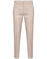 Weekend by Maxmara - Canon Pressed-Crease Cropped Tailored Trousers - Lyst
