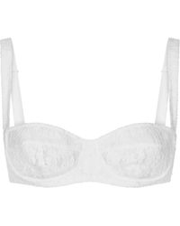 Dolce & Gabbana - Floral-Lace Balconette Bra - Lyst