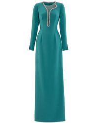 Saiid Kobeisy - Crystal Embellished Maxi Dress - Lyst