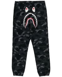 A Bathing Ape - Color Camo Shark Track Pants - Lyst