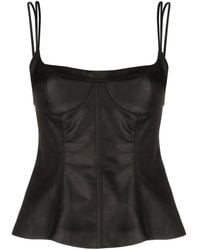 Stella McCartney - Top Estilo Corsé Con Peplum - Lyst